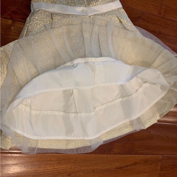 Gymboree gold/cream special occasion HOLIDAY dress, size 3T - Picture 7 of 7